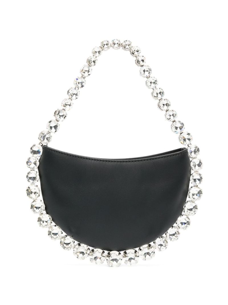 Black Flexible Eternity Leather Mini Bag