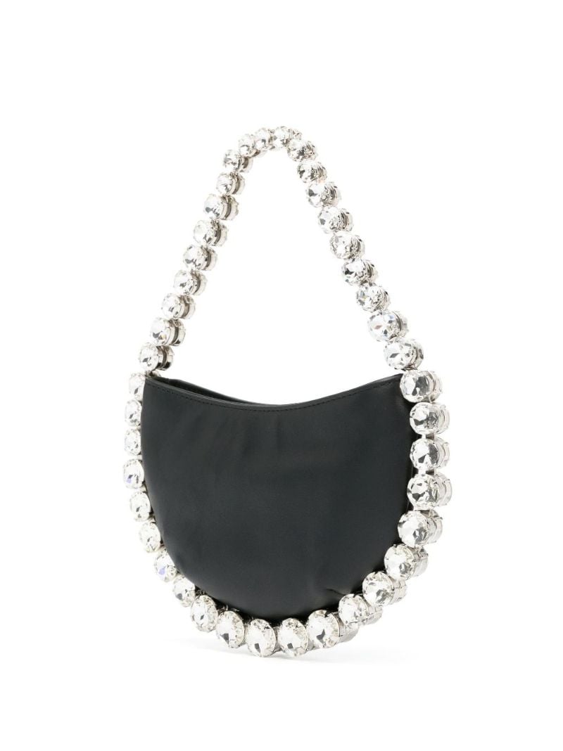 Black Flexible Eternity Leather Mini Bag