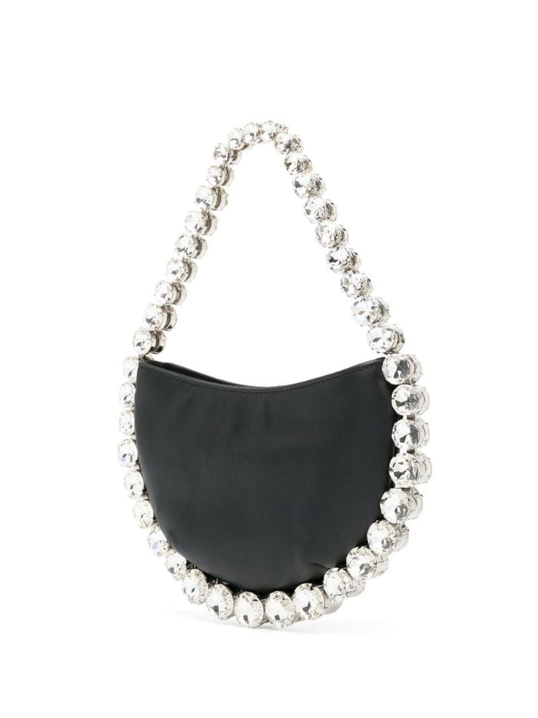 Black Flexible Eternity Leather Mini Bag