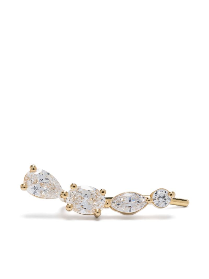 18k Recycled Yellow Gold Miro Diamond Earring