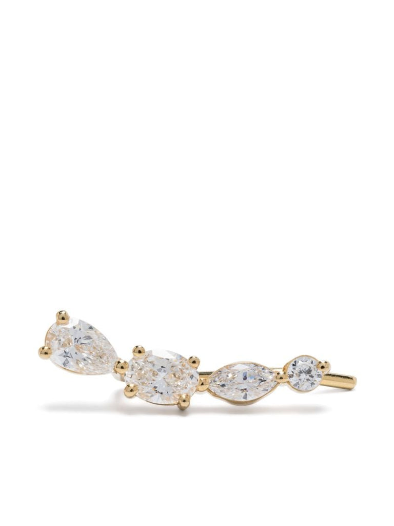 18k Recycled Yellow Gold Miro Diamond Earring