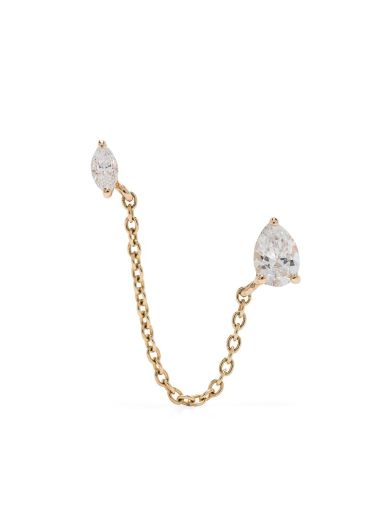 18k Recycled Yellow Gold Lima Diamond Earring
