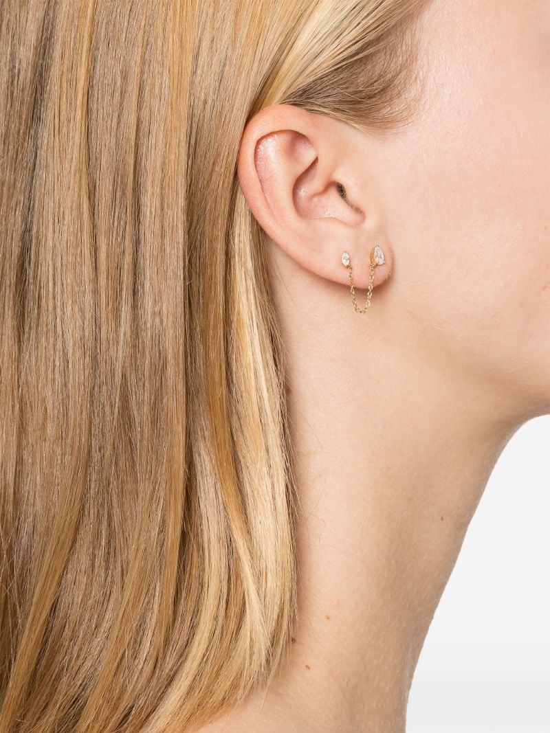 18k Recycled Yellow Gold Lima Diamond Earring