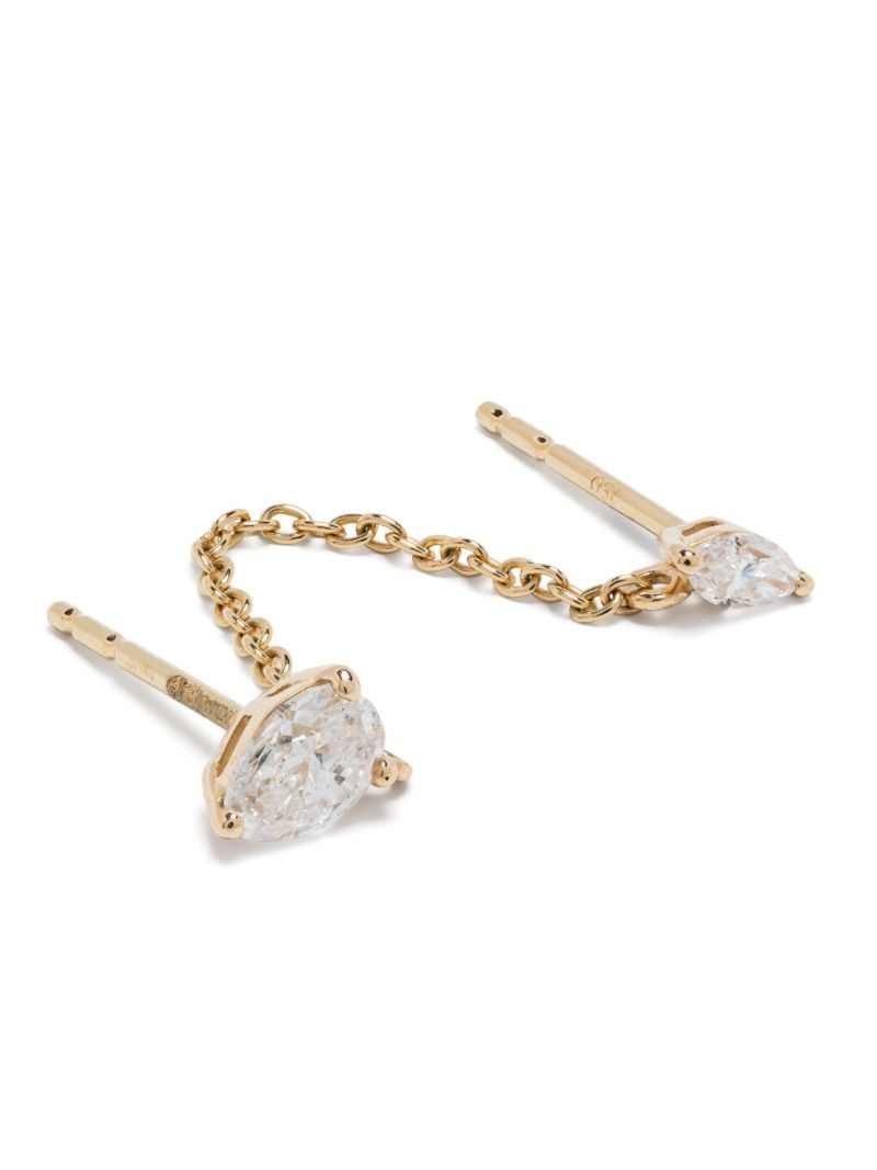 18k Recycled Yellow Gold Lima Diamond Earring