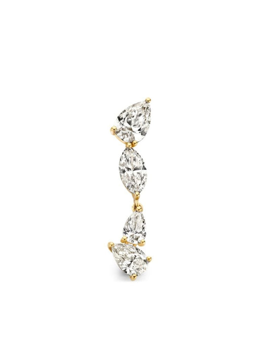 18k Yellow Gold Layla Diamond Earring