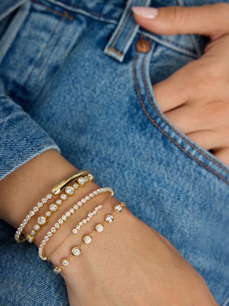 18k Yellow Gold Salazar Diamond Bracelet