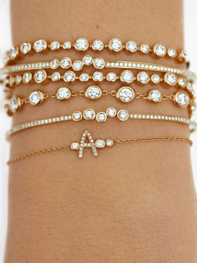 18k Yellow Gold Salazar Diamond Bracelet