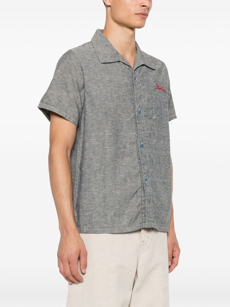 Grey Embroidered Shirt
