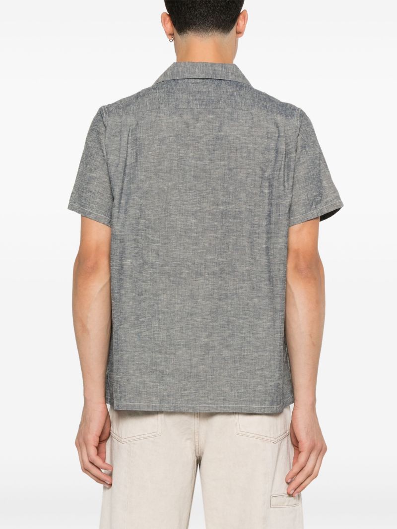 Grey Embroidered Shirt