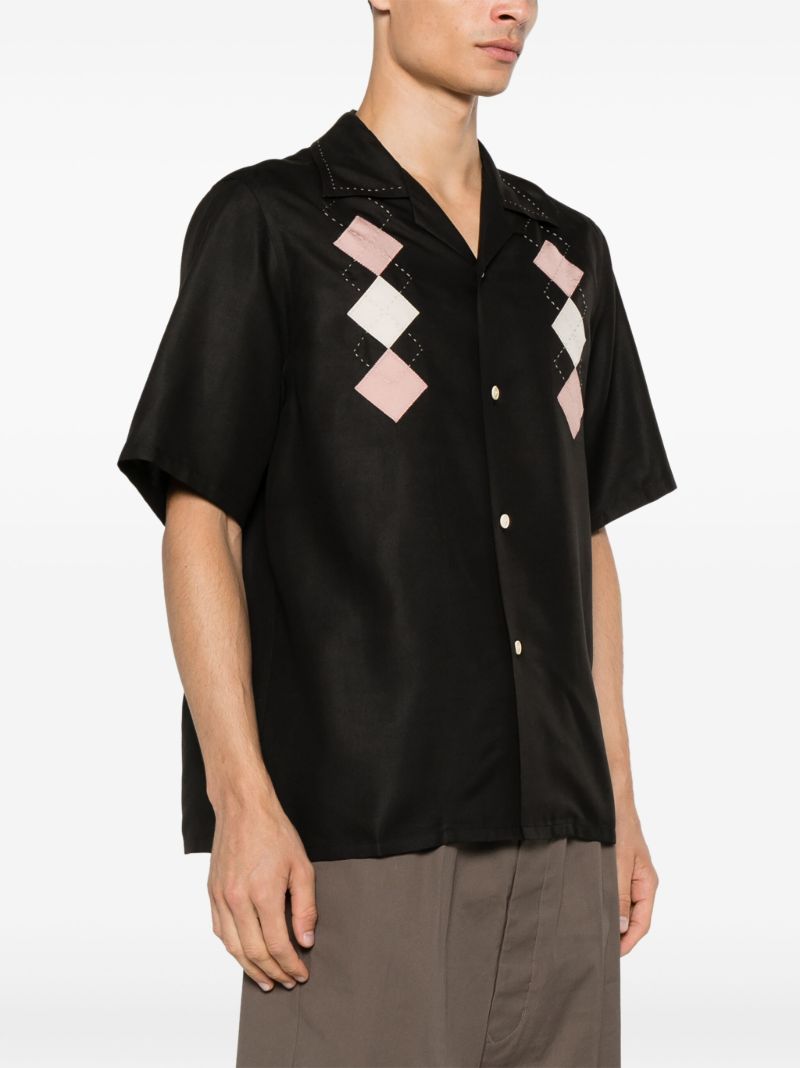 Black Diamond Print Shirt