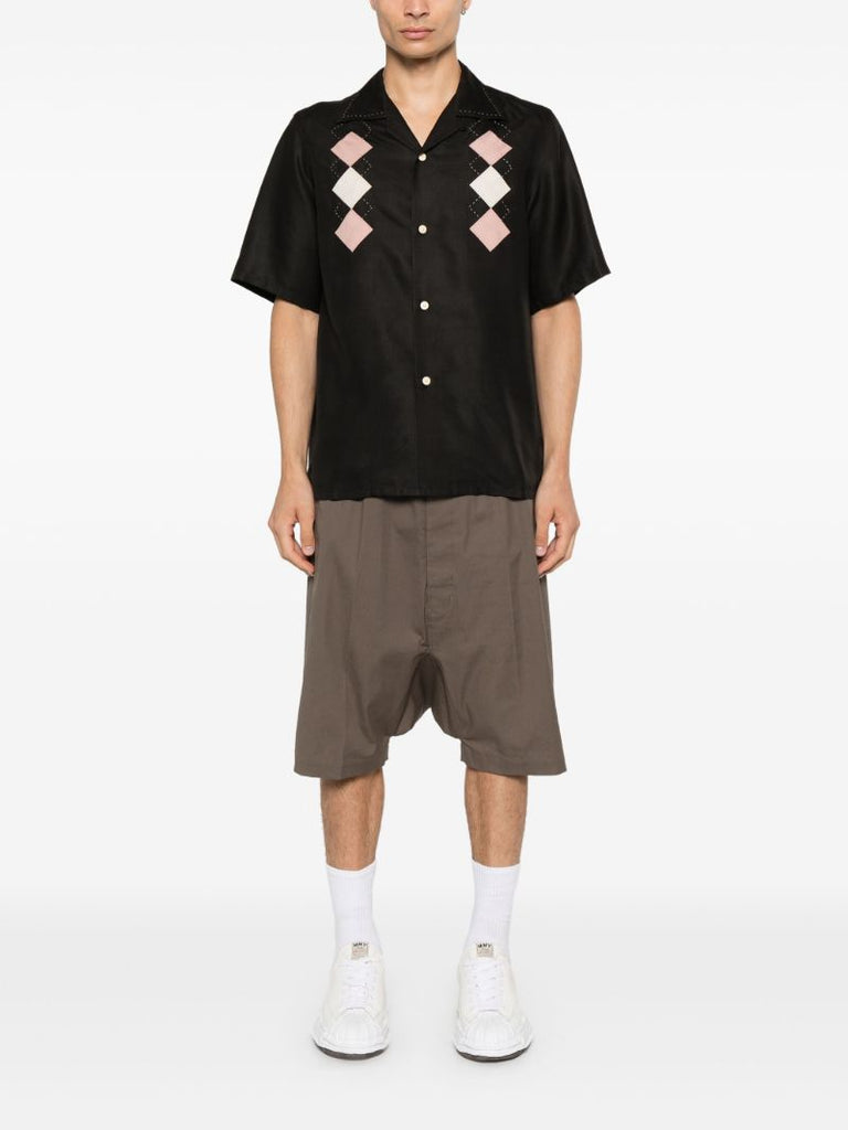 Black Diamond Print Shirt