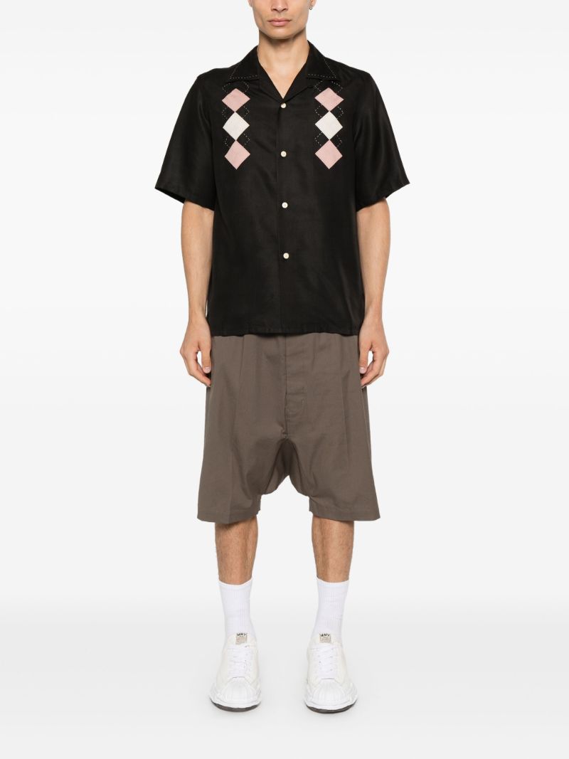 Black Diamond Print Shirt