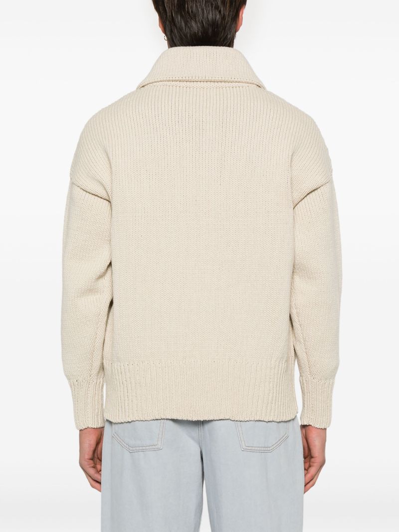 Shawl-collar Sweater