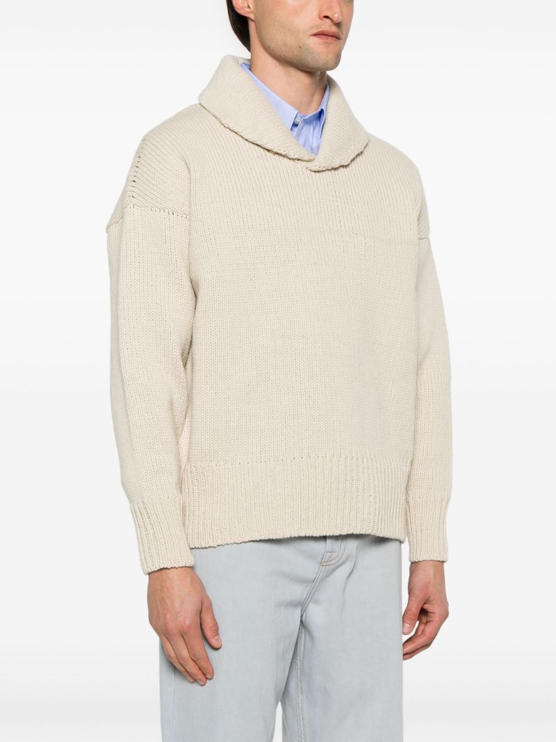Shawl-collar Sweater