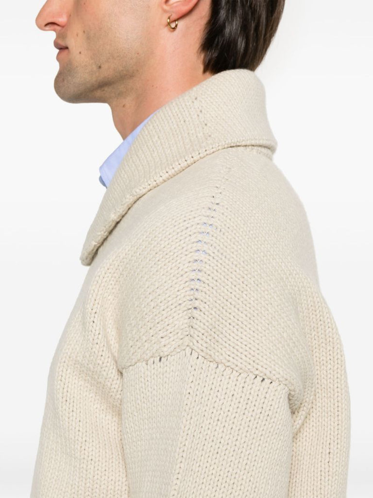 Shawl-collar Sweater