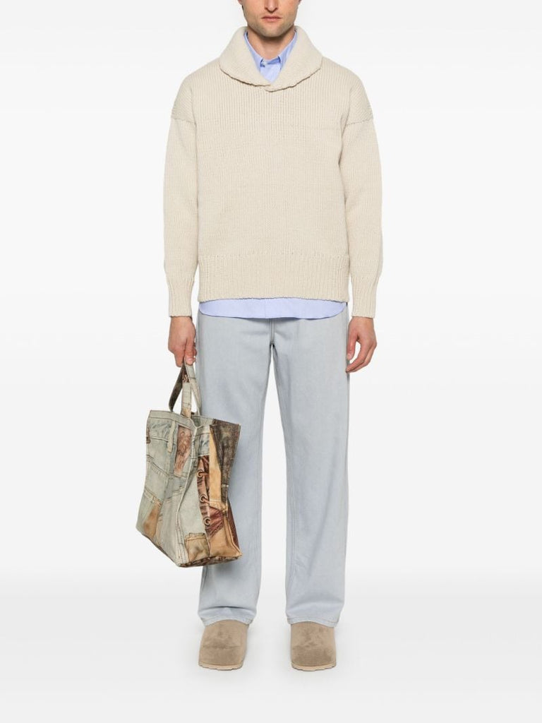 Shawl-collar Sweater
