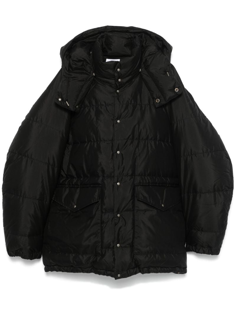 Silk Puffer Coat