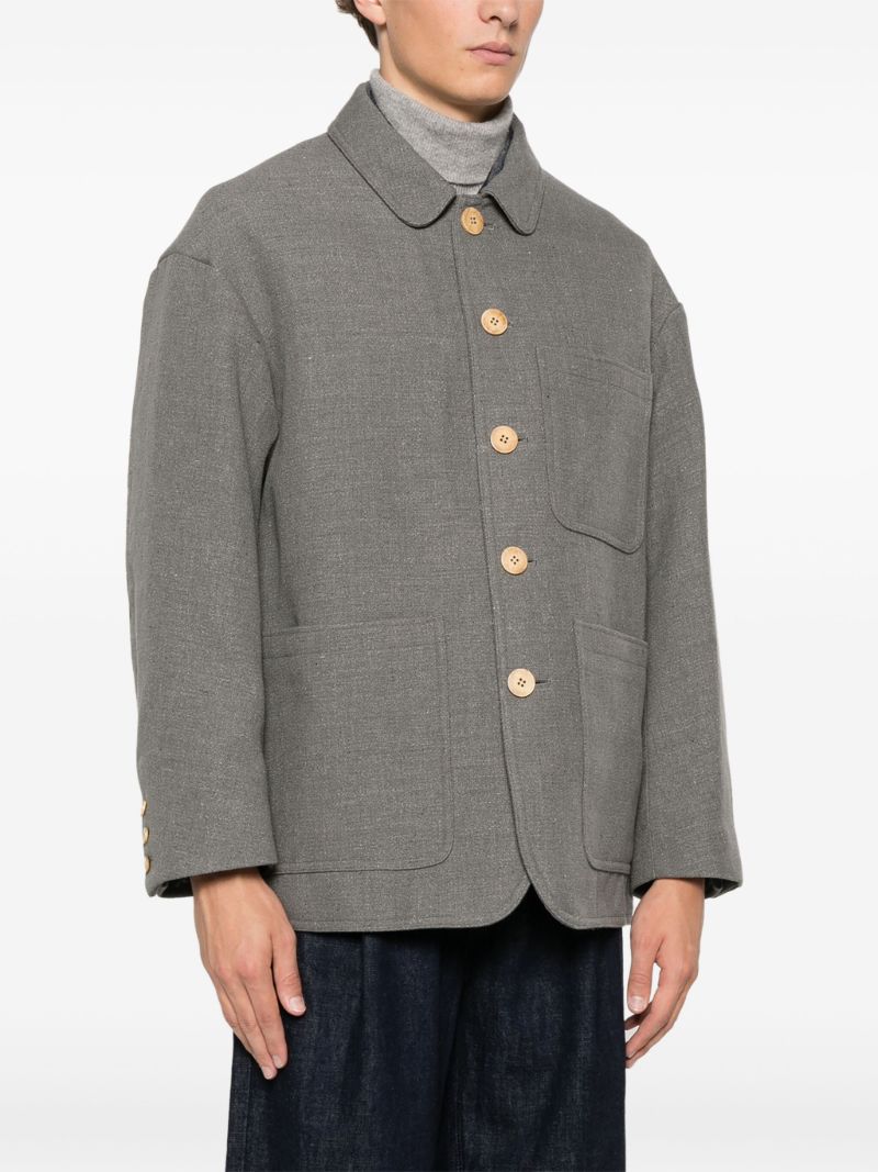 Buttoned Shirt Jacket