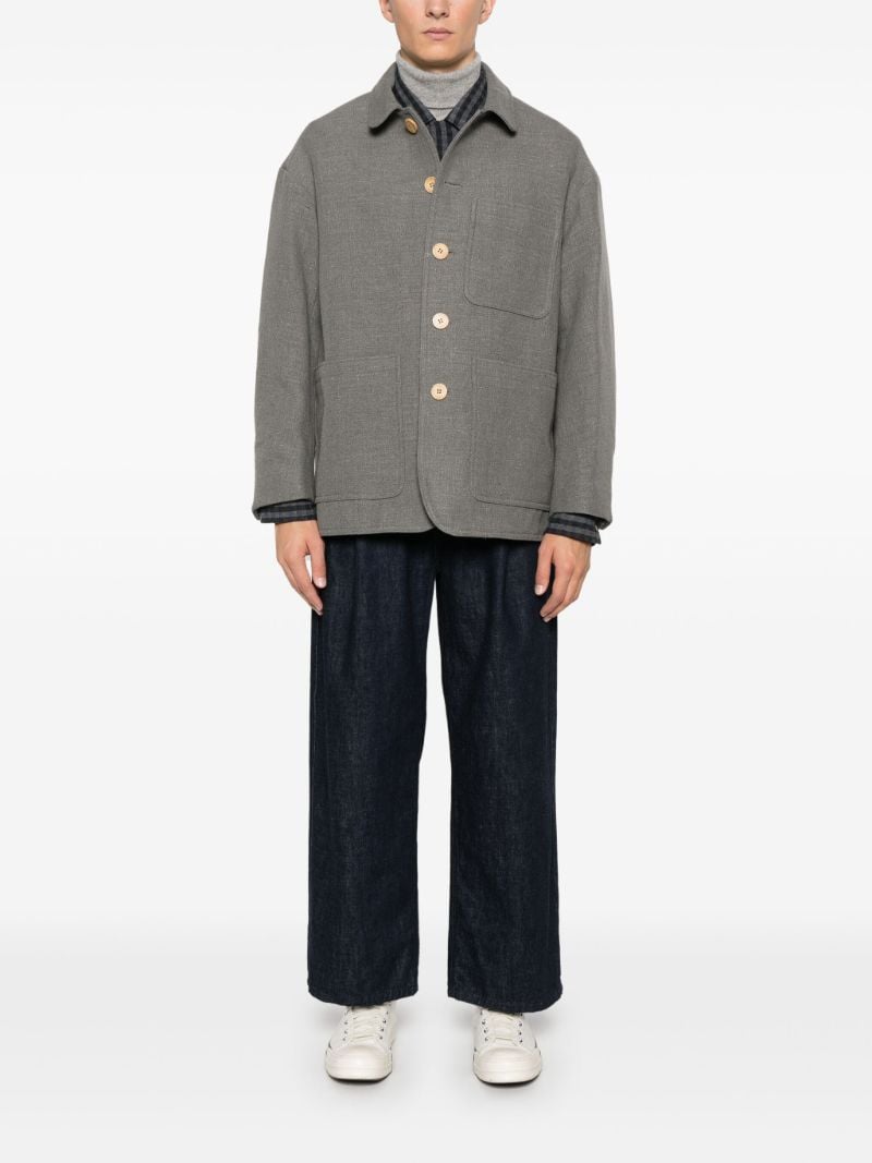 Buttoned Shirt Jacket