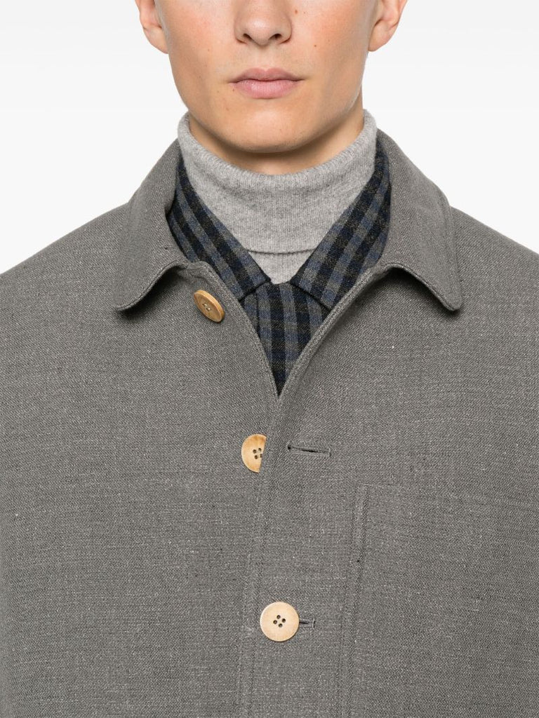 Buttoned Shirt Jacket