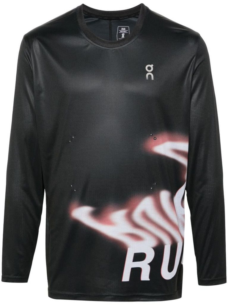 Black Pace Long-sleeve T-shirt