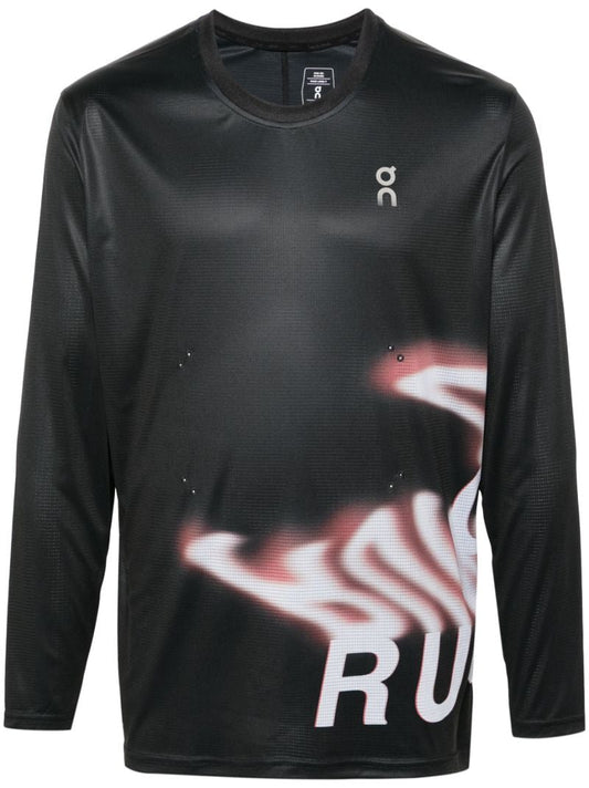 Black Pace Long-sleeve T-shirt