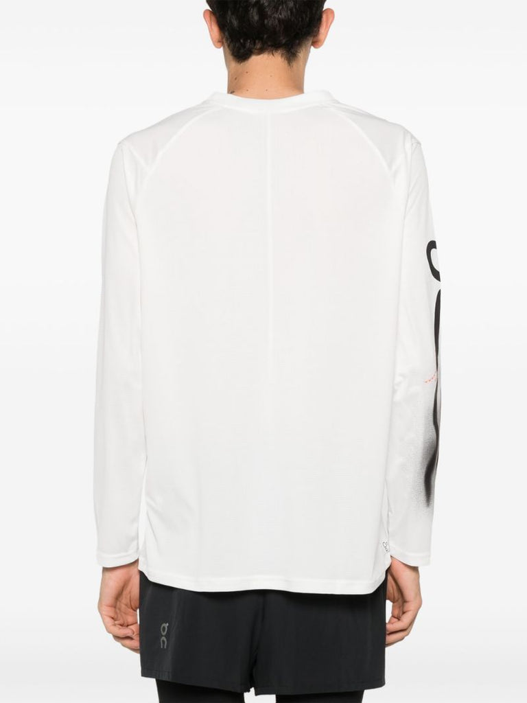 White Pace Long-sleeve Running T-shirt