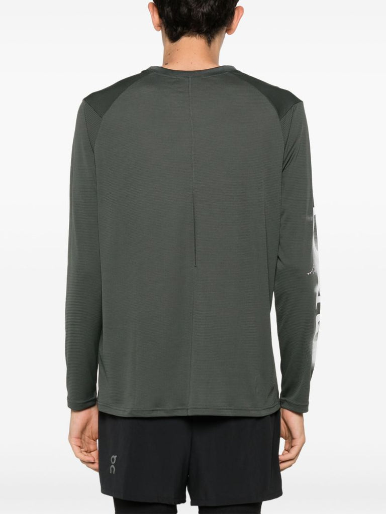 Green Pace Long-sleeve Running T-shirt