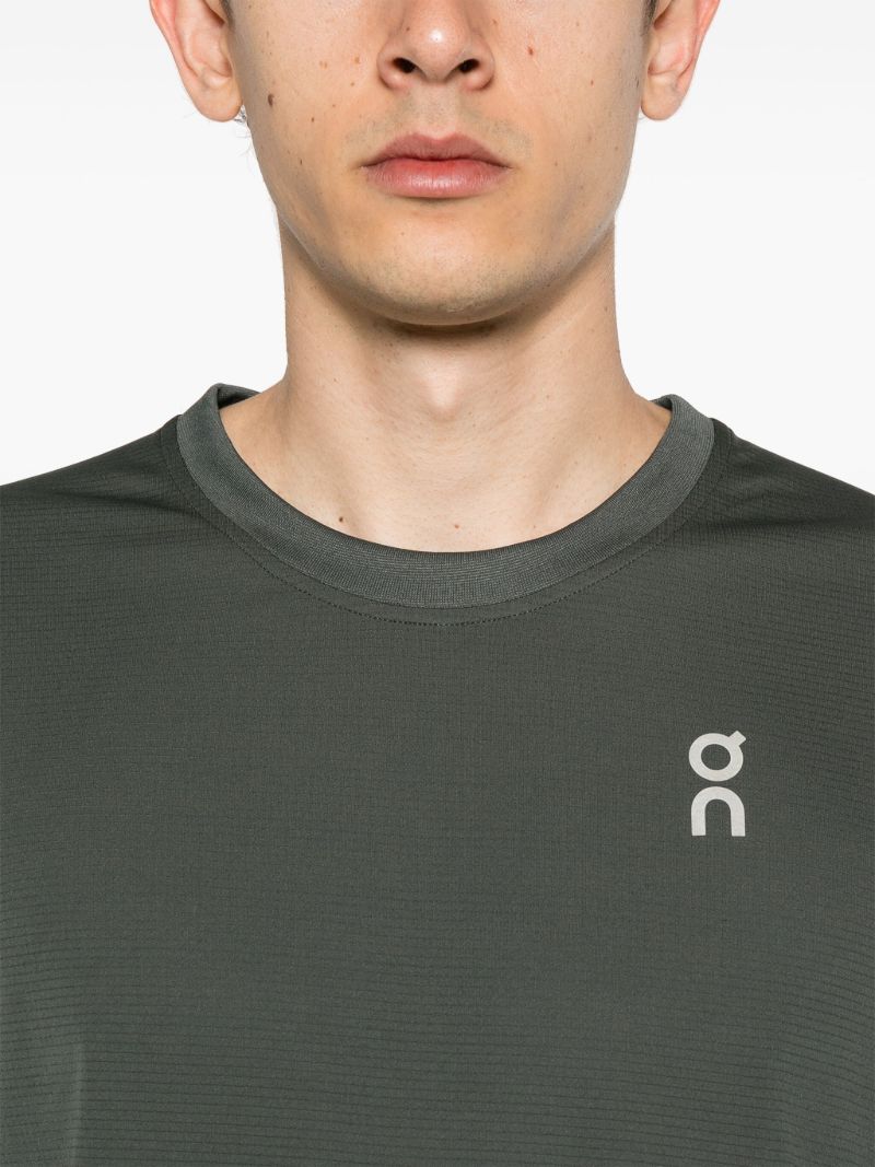 Green Pace Long-sleeve Running T-shirt
