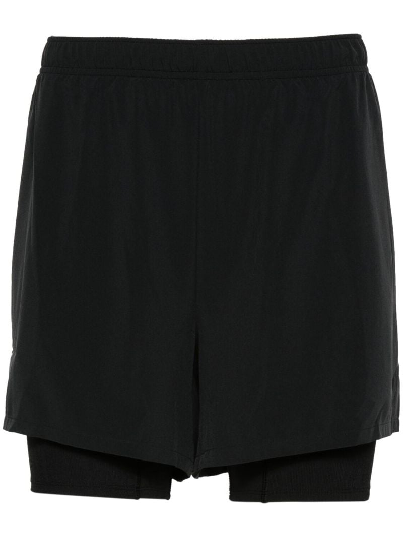Black Pace Running Shorts