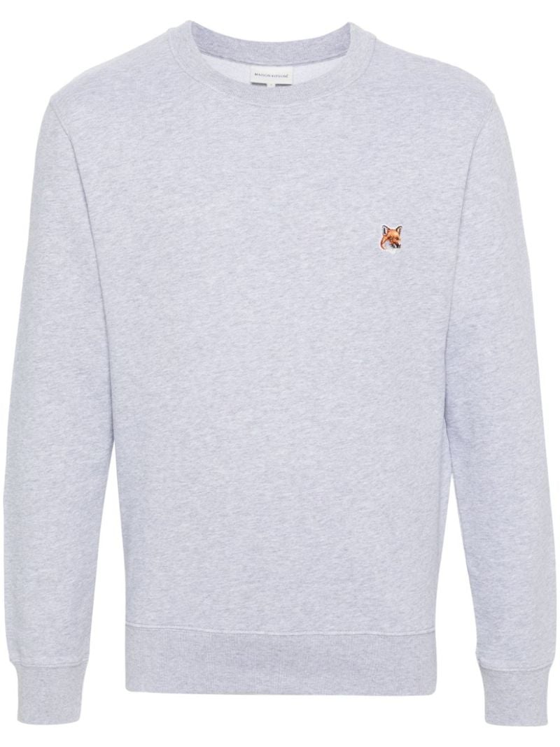 Grey Fox Head Cotton Sweatshirt