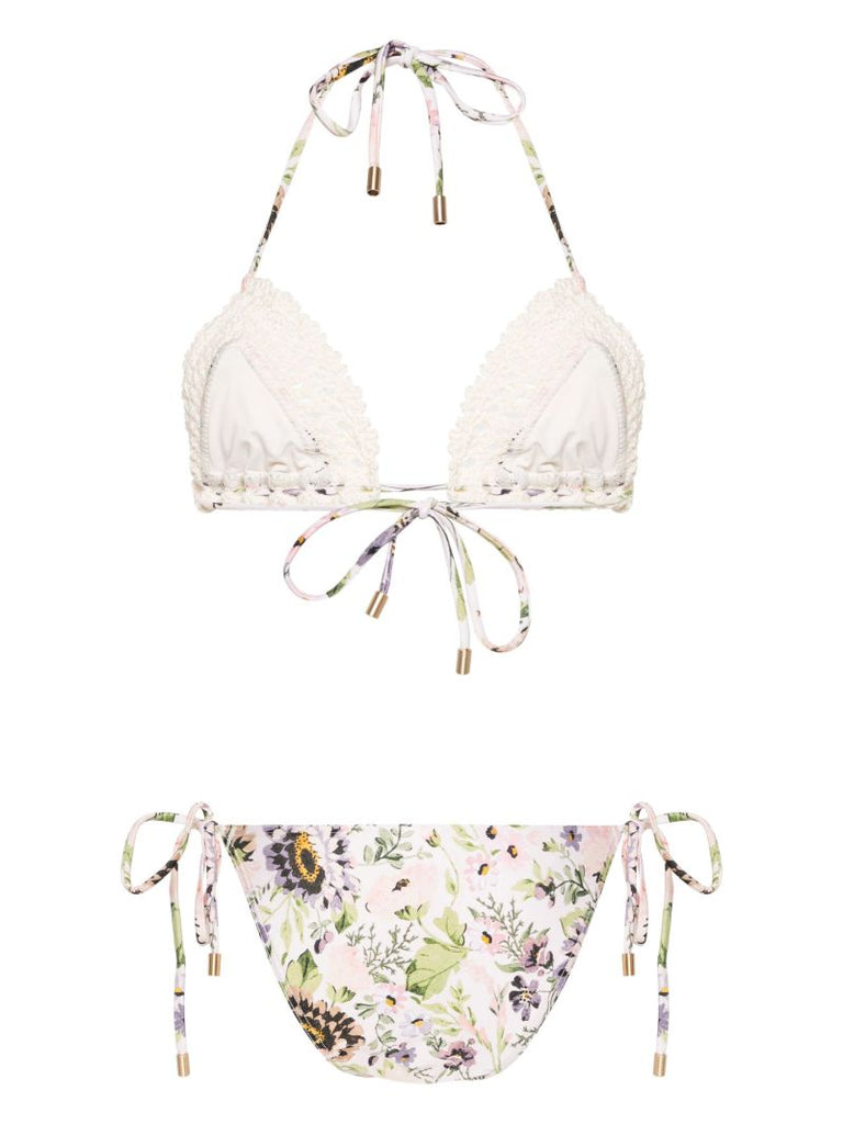 White Halliday Crochet Bikini