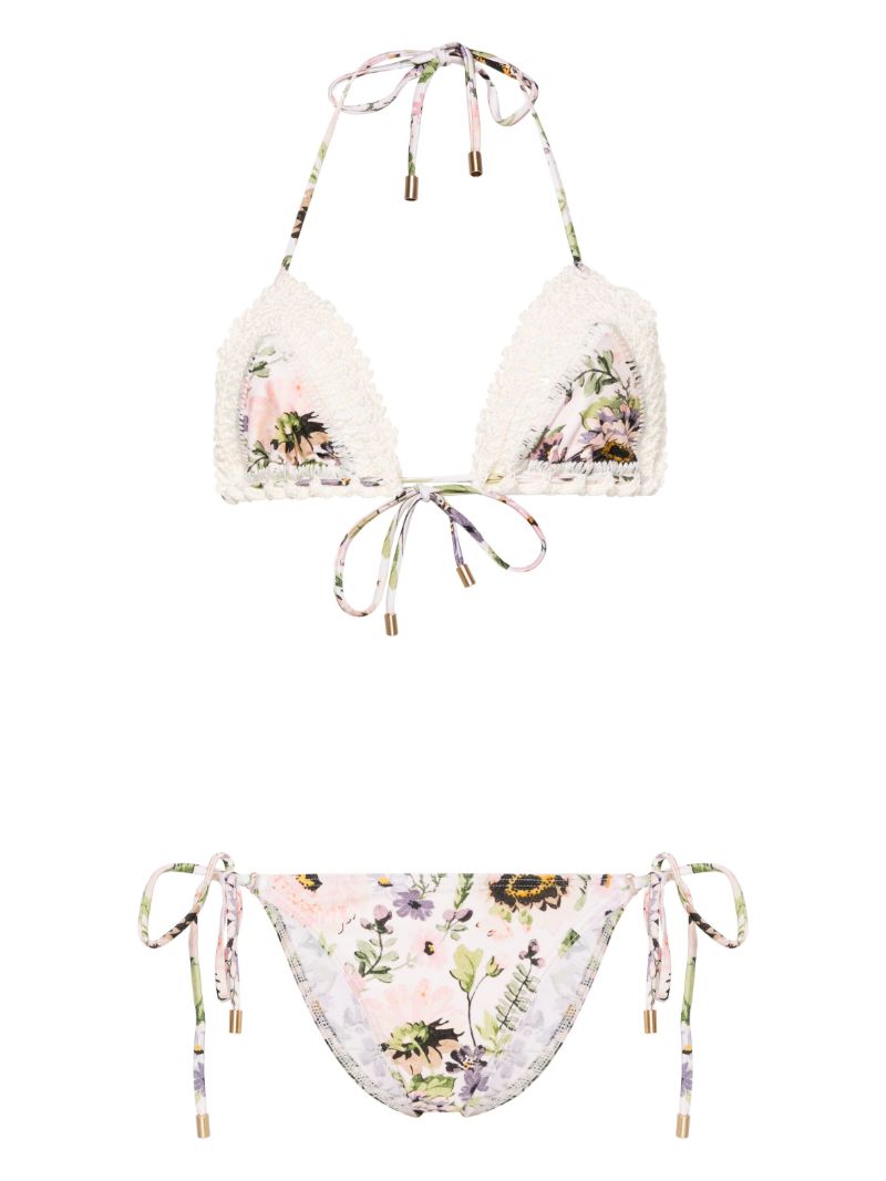 White Halliday Crochet Bikini