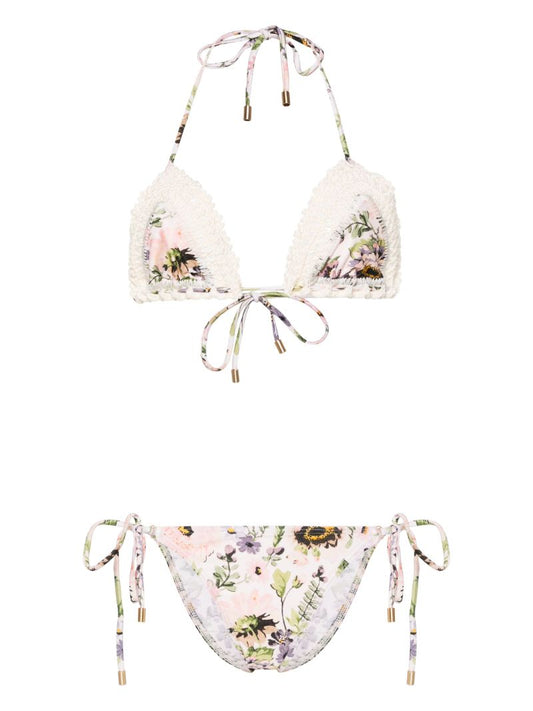 White Halliday Crochet Bikini