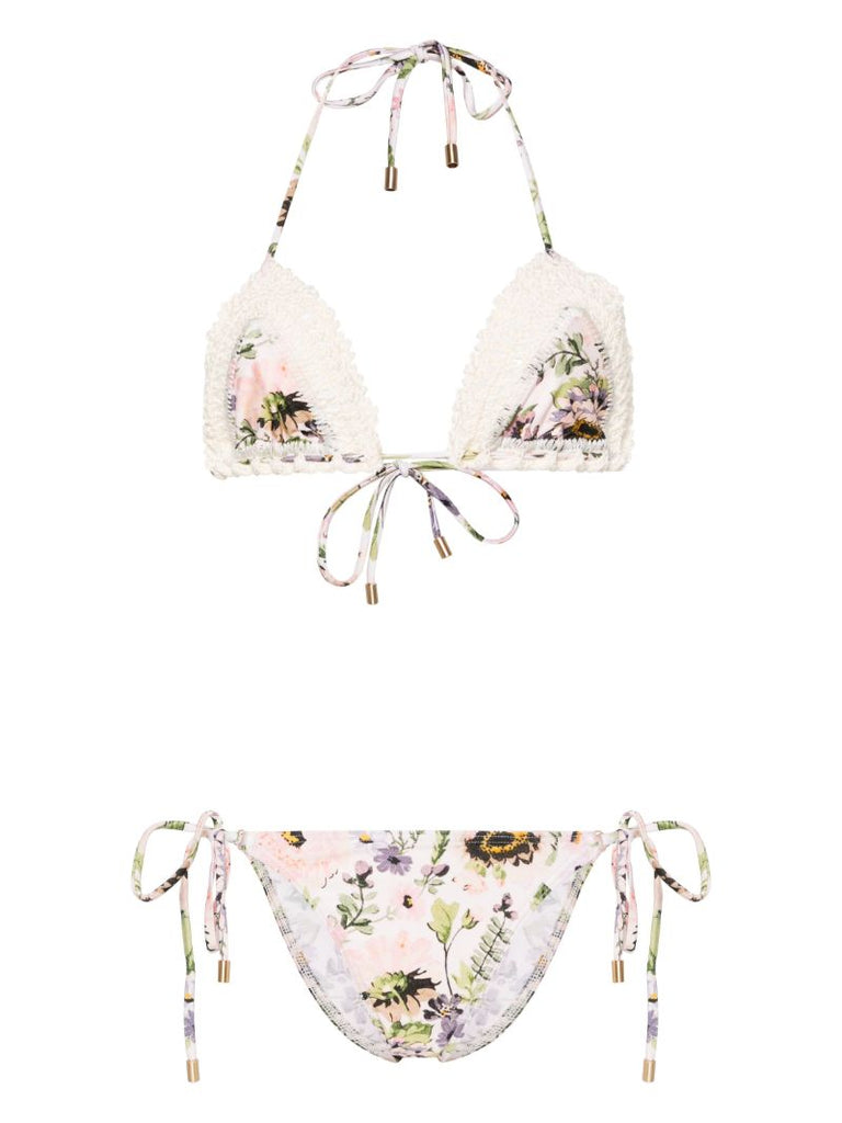 White Halliday Crochet Bikini
