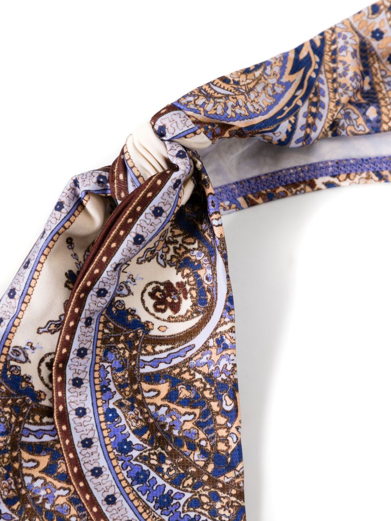 Purple Ottie Paisley-print Bikini
