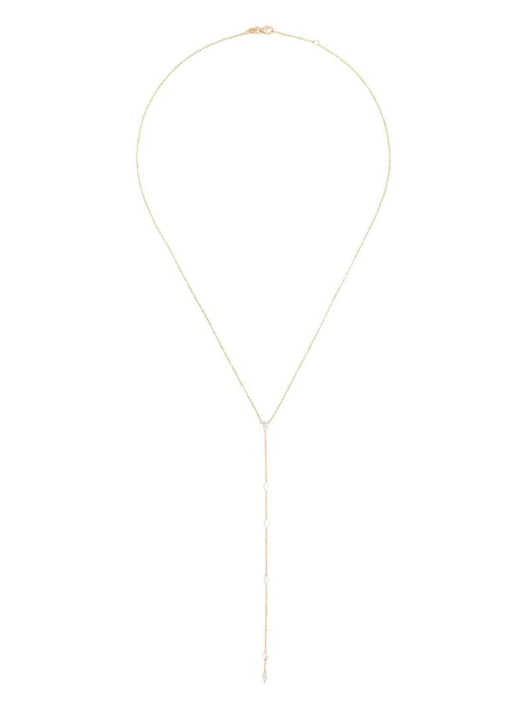 18k Recycled Yellow Gold Cascada Diamond Necklace