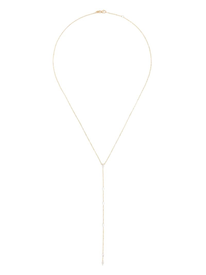18k Recycled Yellow Gold Cascada Diamond Necklace