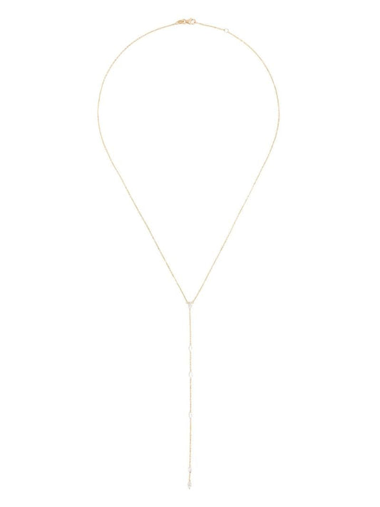 18k Recycled Yellow Gold Cascada Diamond Necklace