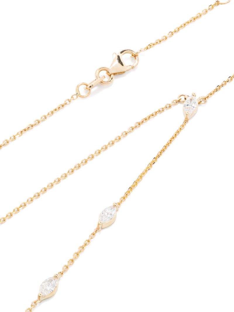 18k Recycled Yellow Gold Cascada Diamond Necklace