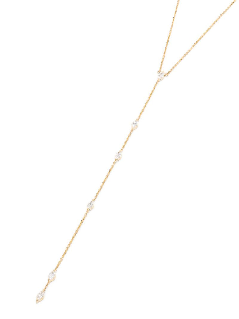 18k Recycled Yellow Gold Cascada Diamond Necklace