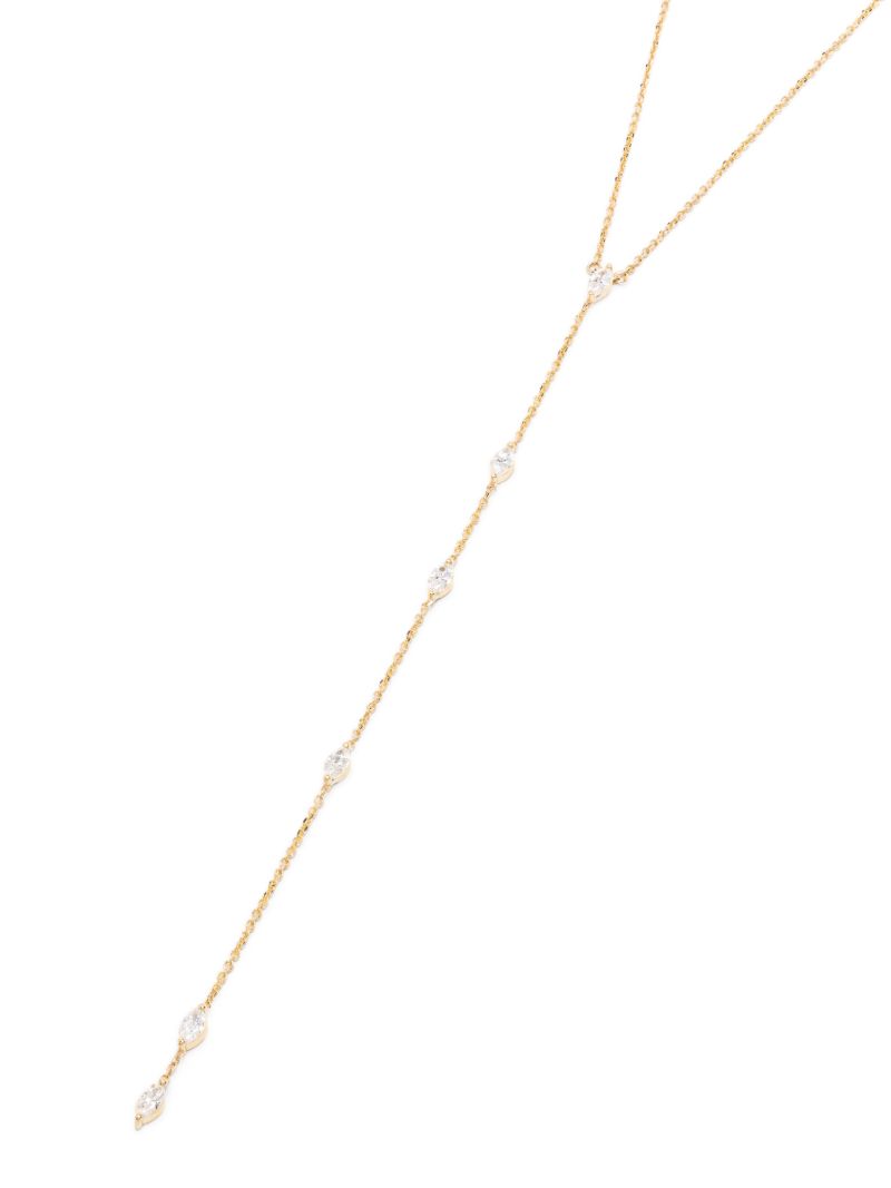 18k Recycled Yellow Gold Cascada Diamond Necklace