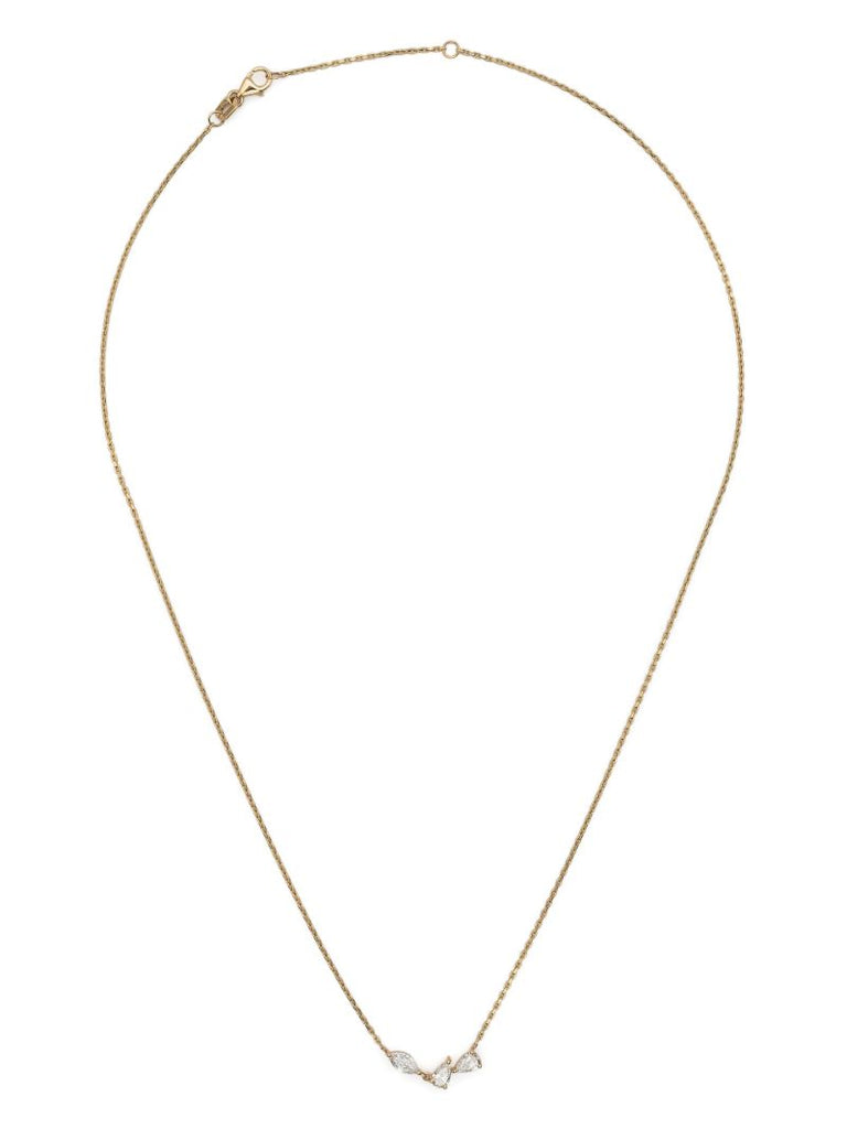 18k Recycled Yellow Gold Dalia Diamond Necklace