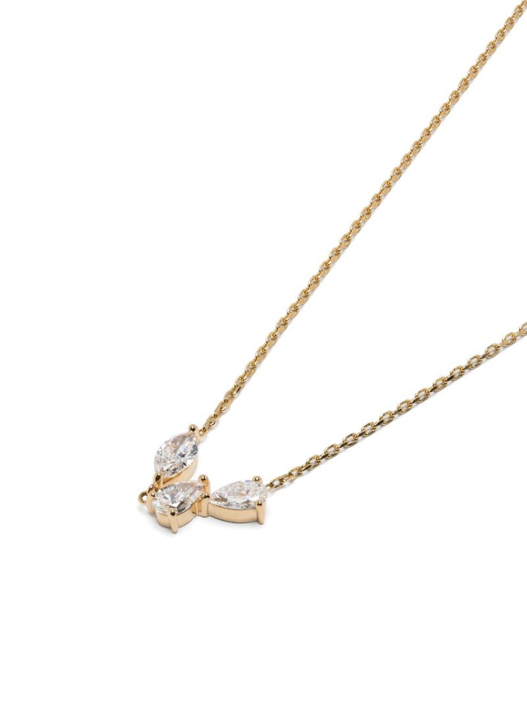 18k Recycled Yellow Gold Dalia Diamond Necklace