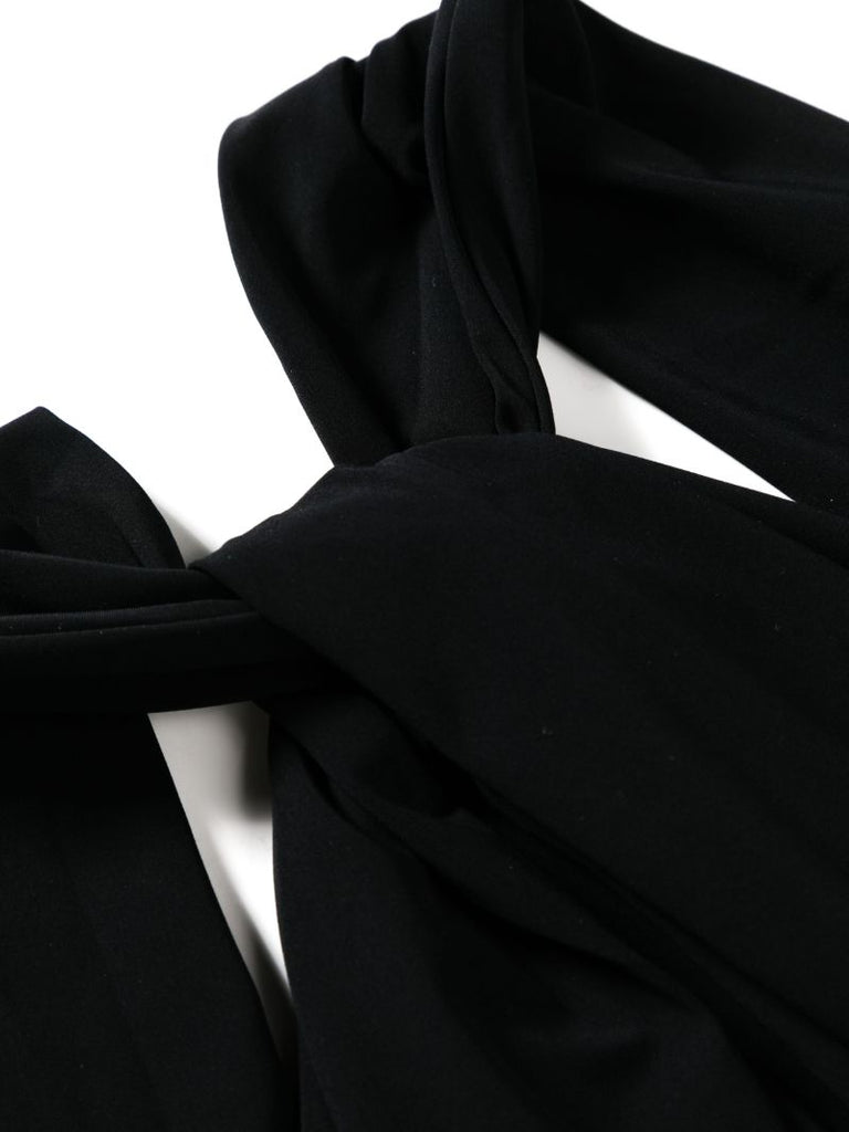 Black Ottie Draped Swimsuit