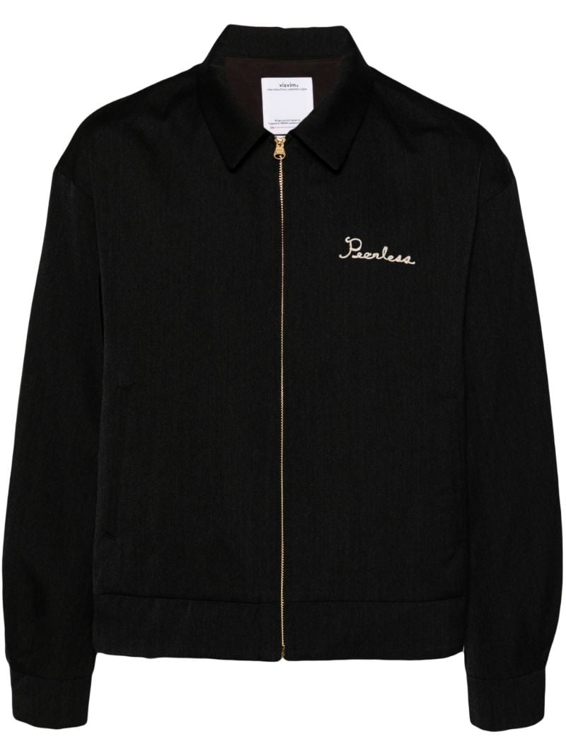 Black Cotton Bomber Jacket