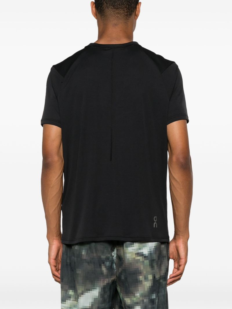 Black Logo Print CleancloudÃ_x0082_Â® T-shirt