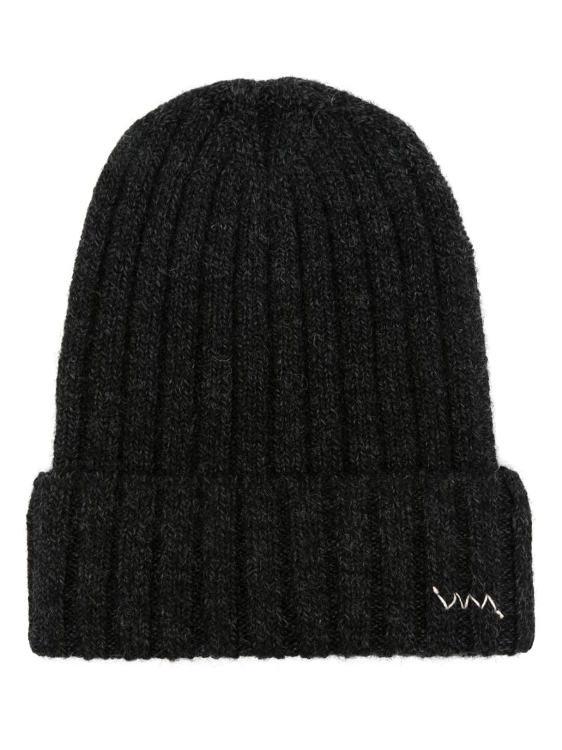 Logo-embroidered Beanie Hat