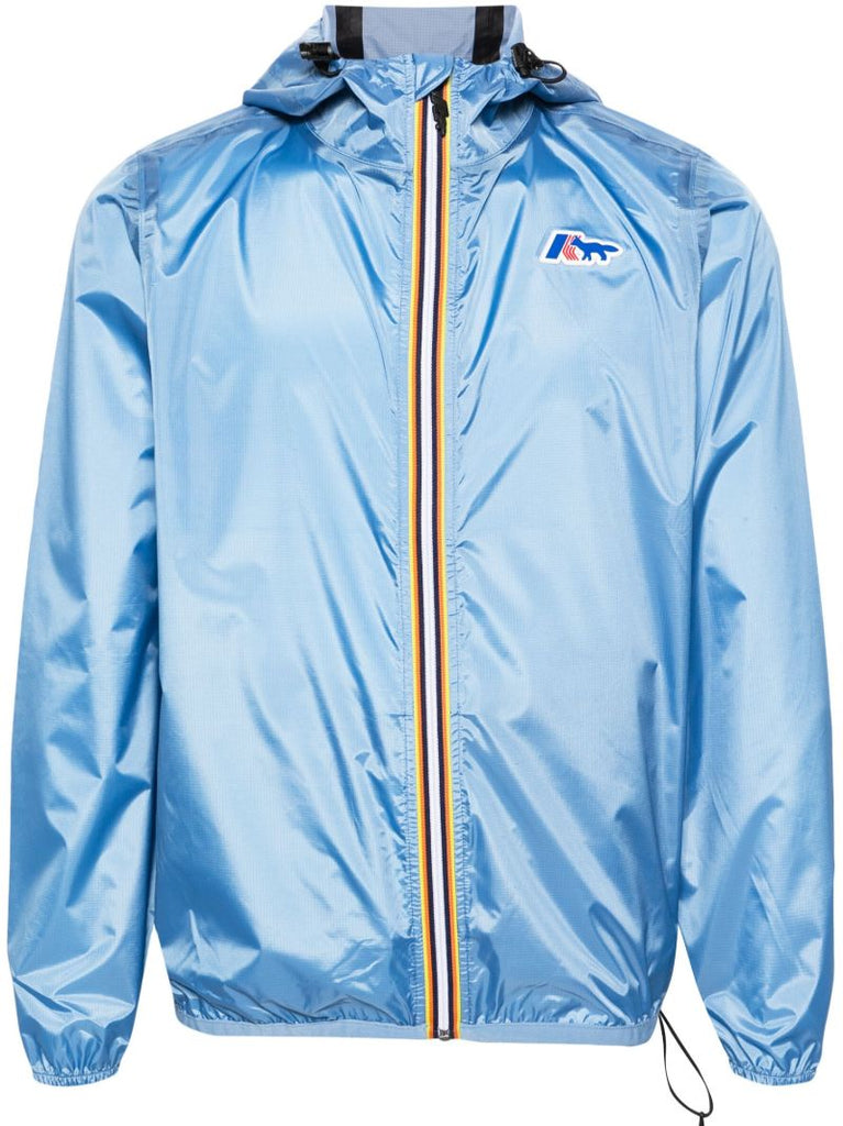 X K-way Blue Le Vrai 3.0 Claude Hooded Jacket