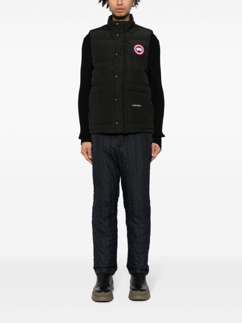 Black Freestyle Crew Down Gilet
